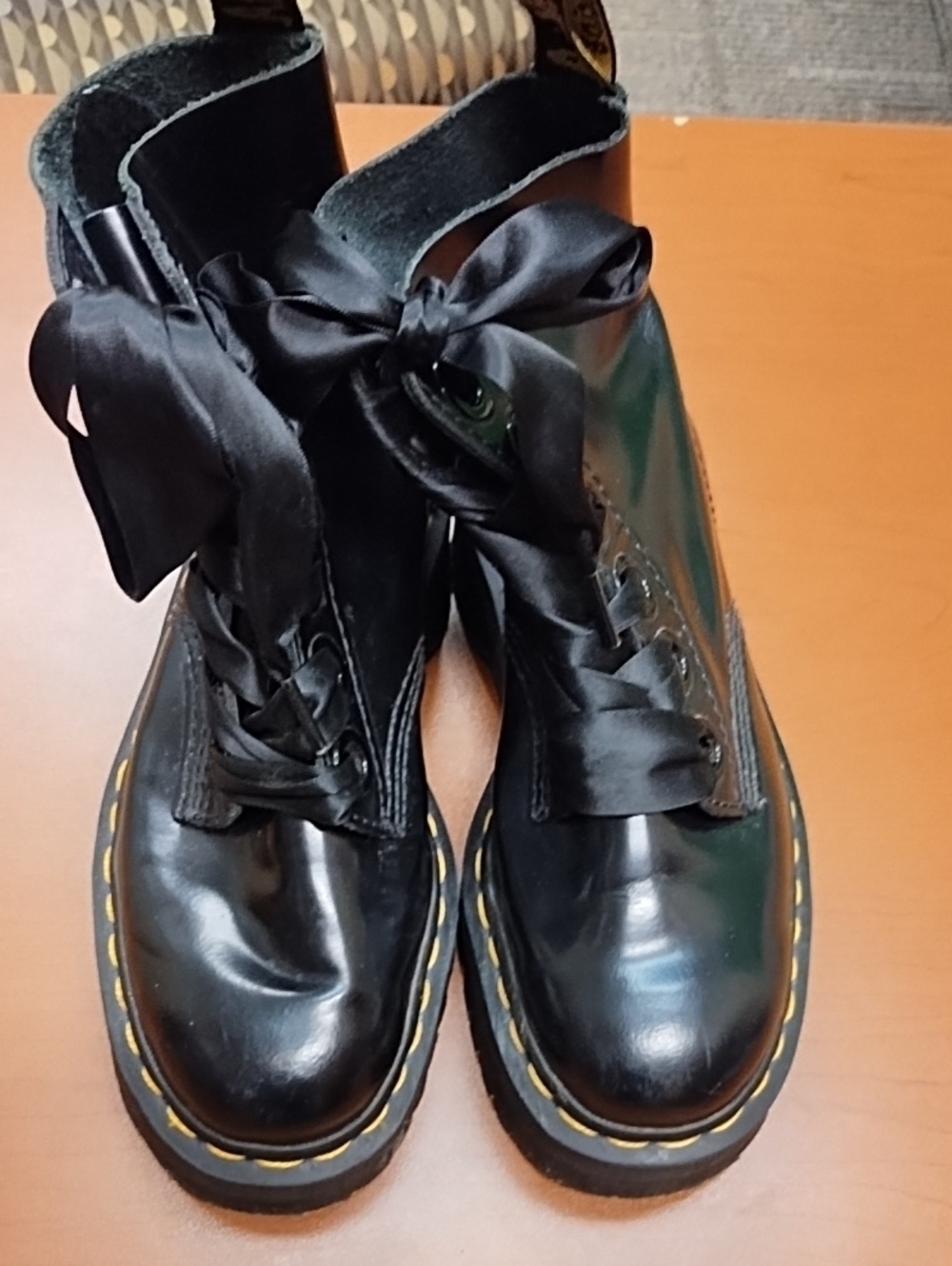 Dr Marten Molly Boot with Ribbon Laces